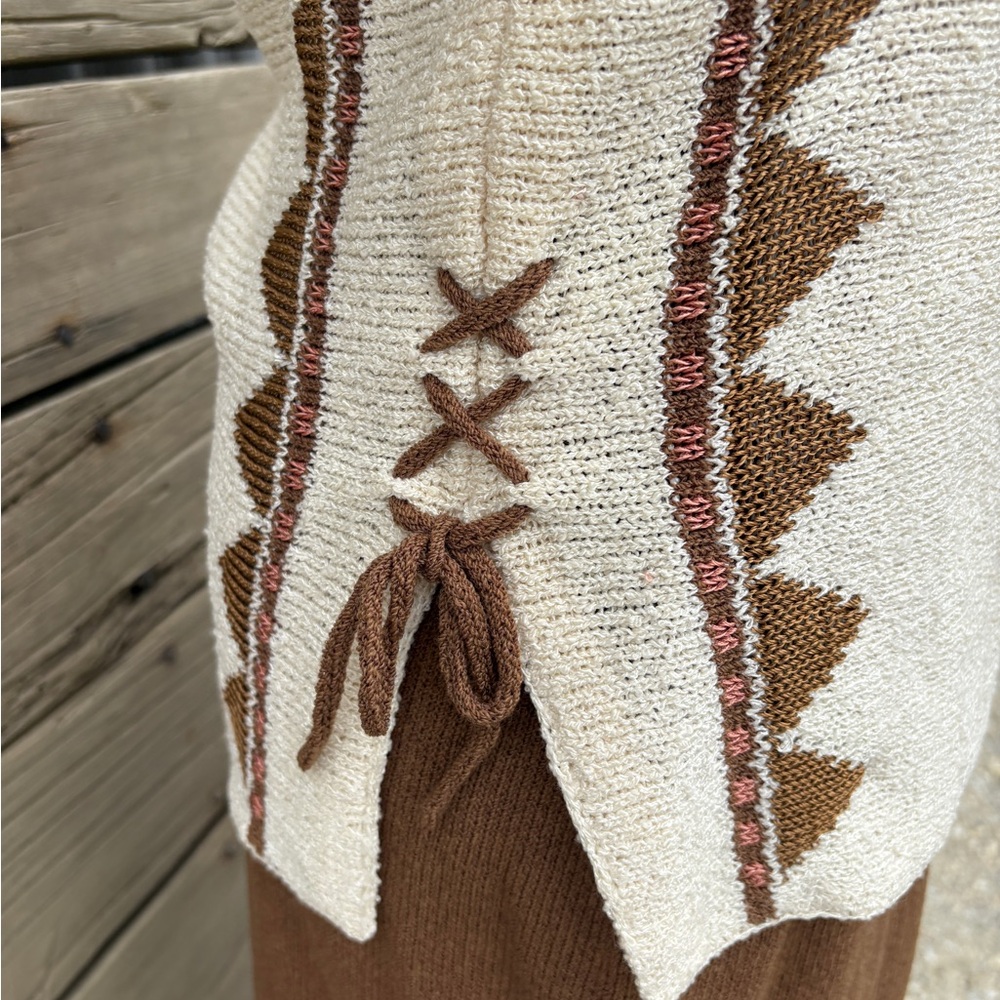 Vintage Ms. Ripps Knit Set by Elisabeth Duceau – 2 Piece Southwest Style - Picture 7 of 13
